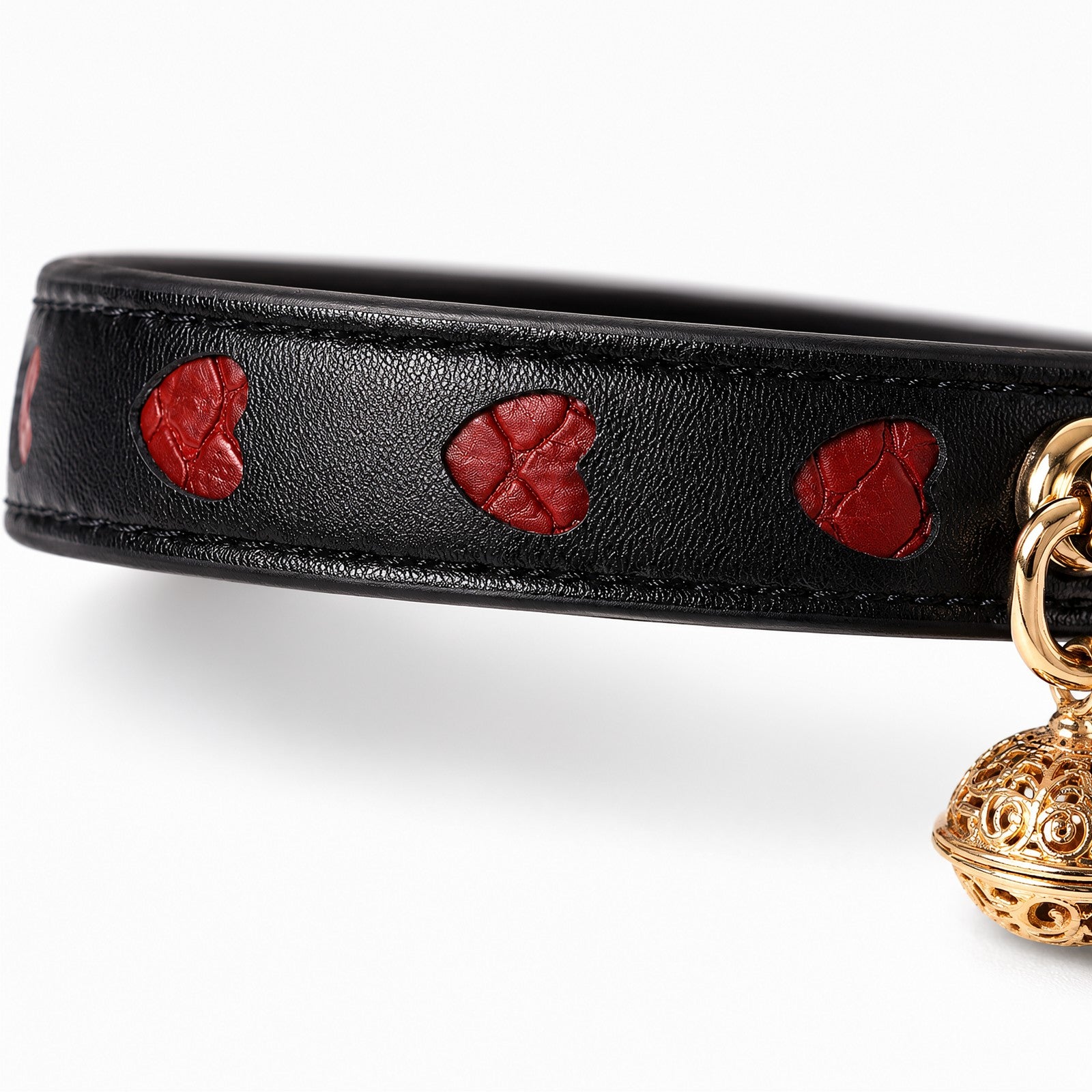 Black Heart Bell Choker