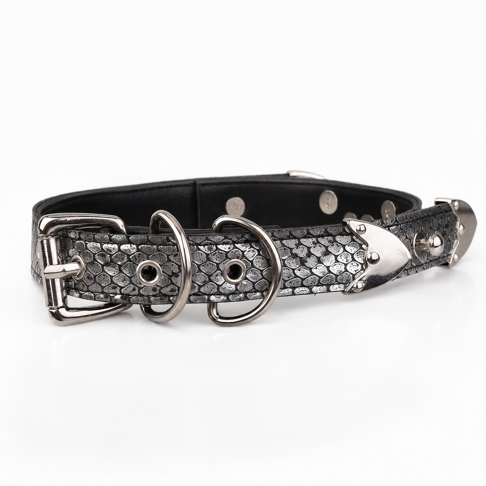 Black Snake-Scale Choker