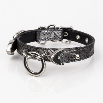 Black Snake-Scale Choker