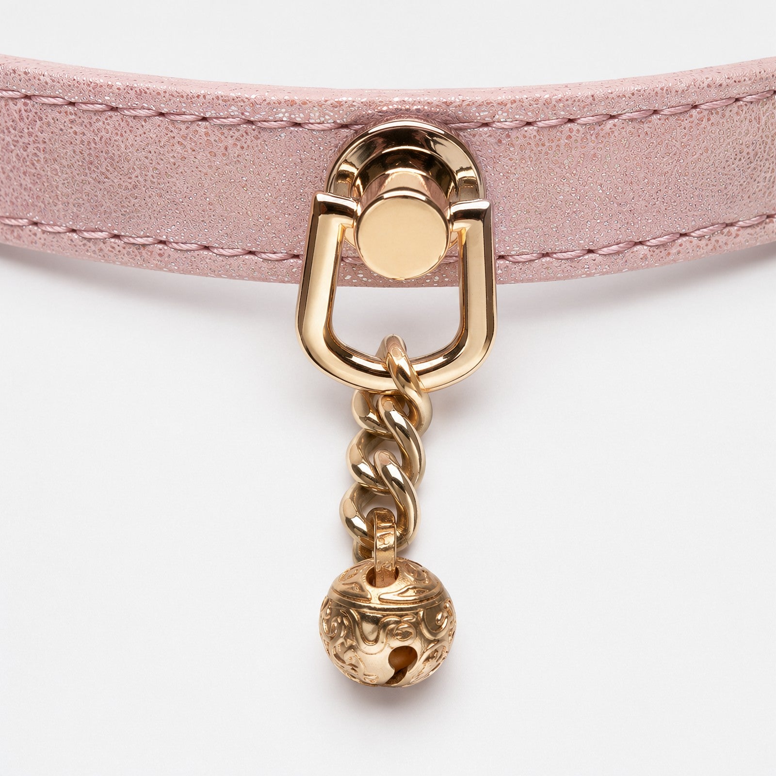 Holographic Pink Purple Snake-Scale Choker