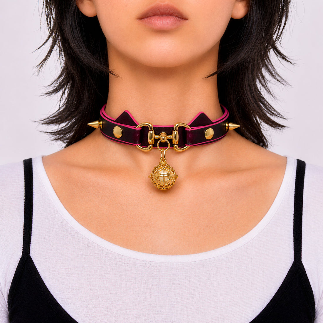 Red Color-Changing Cat Ear Choker