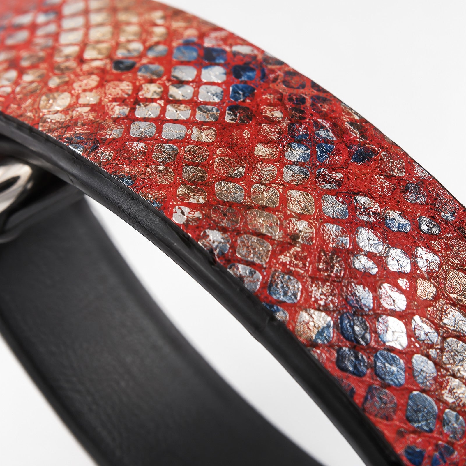 Red Snake-Scale Choker