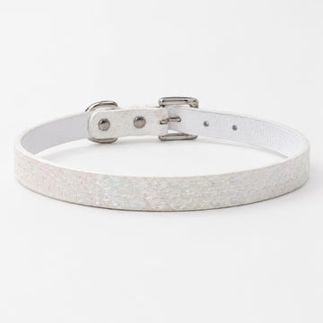 White Snake-Scale Choker